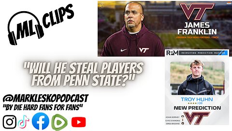Recruiting rosters and James Franklin Virginia Tech #collegefootball
