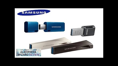 SAMSUNG BAR/FIT/Plus USB 3.1 Flash Drive 256GB 128GB 64GB USB Type-C Metal Review