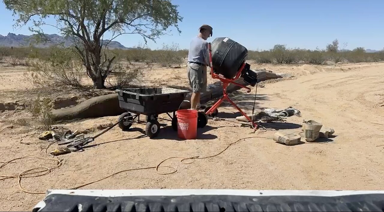 Desert Water Wins: Stucco Check Dams & Dome Prep!