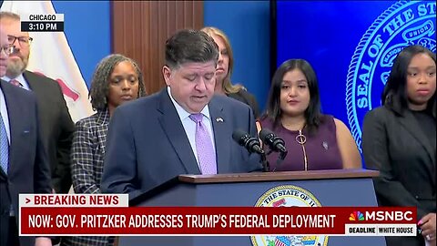 Gov. Pritzker Blasts ICE Agents as ‘Jackbooted Thugs’ Who Wanted to Unleash a ‘S*itshow’ in Broadview