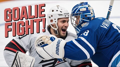 Swayman vs Vasilevskiy Square Off in Heated Stadium Series Goalie Fight