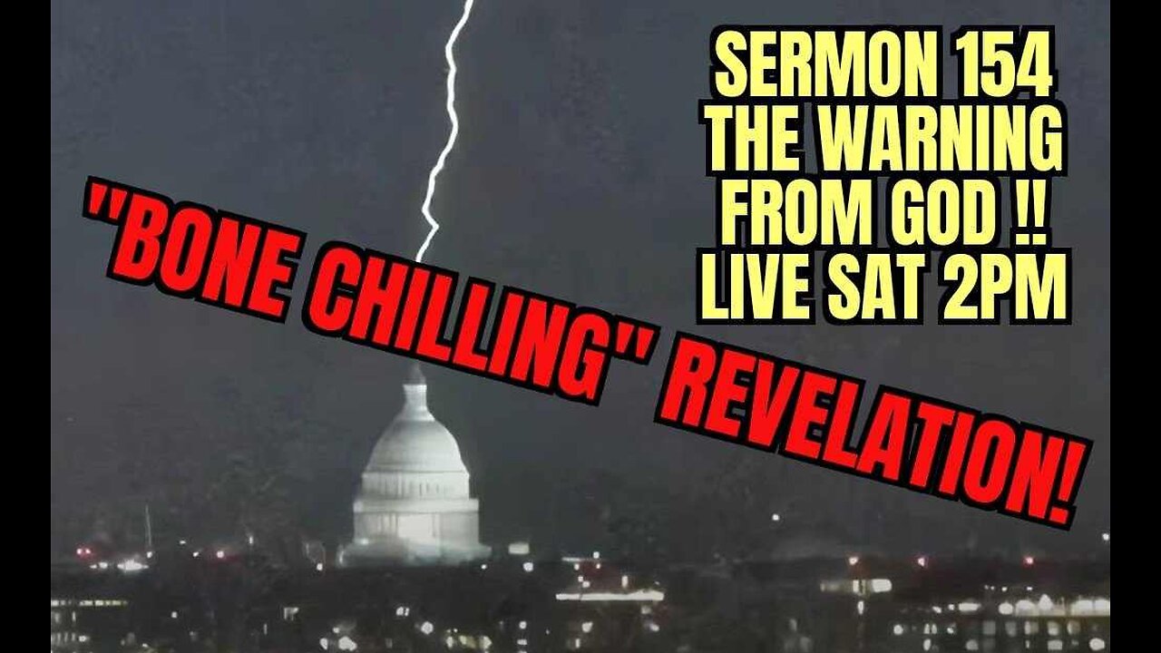 🔥SERMON 154🔥 THE WARNING FROM GOD!!