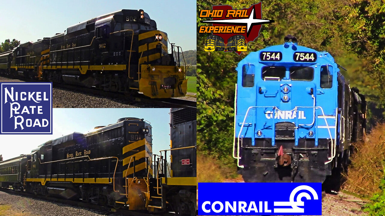 NKP 902 leads the Ohio Rail Experience (Return to the Big Four) excursion through Lawrenceburg IN
