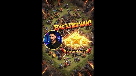 “Flawless 3-Star Win in Clash of Clans! 🔥 | Phoenixishere Clan Dominates!”