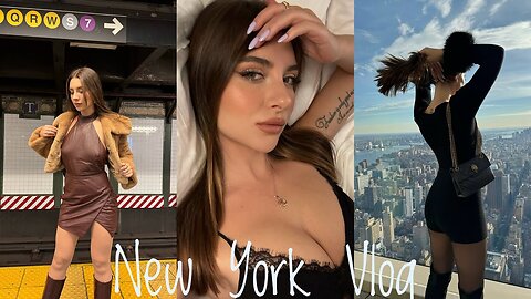New York Vlog | traveling, work, outfits