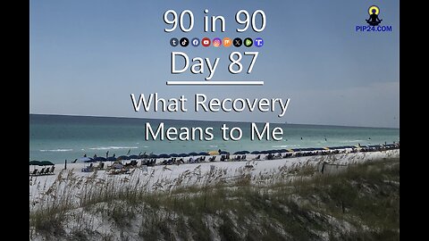 90 in 90 - Day 87 - What recovery means to me
