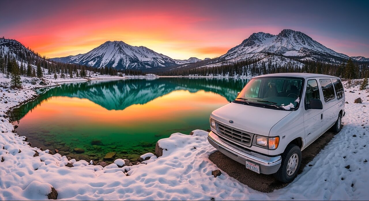 Accidental Paradise: My Van Life's Frosty Oasis Discovery