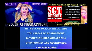 Satanic Christian SGT Report Researcher HopeGirl Jim Fetzer Ally Embody Bible Warning Of Hypocrites