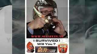 JEG VIL OVERLEVE - RØYKHETTER FOR BRANNUTGANG - SG SAFETY ( NORWAY )