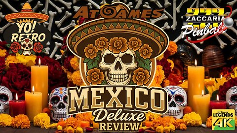 Yo! Retro #71 Atgames Mexico Deluxe Review! #atgames #legendspinball #yoretro