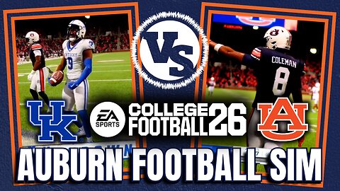Auburn vs. Kentucky Simulation | College Football 26 | Who Will Win?