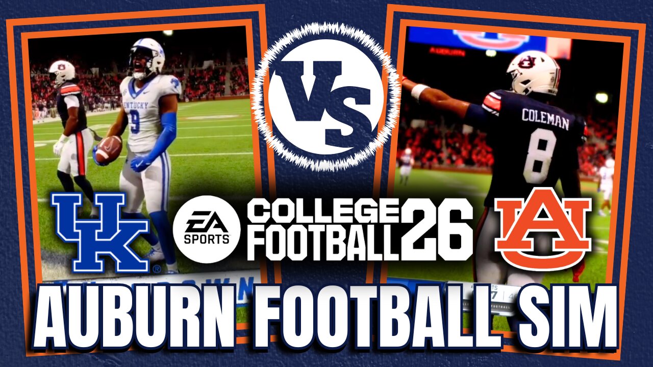Auburn vs. Kentucky Simulation | College Football 26 | Who Will Win?