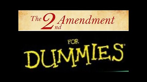 Second Amendment For Dummies (Jacob B Peterson)