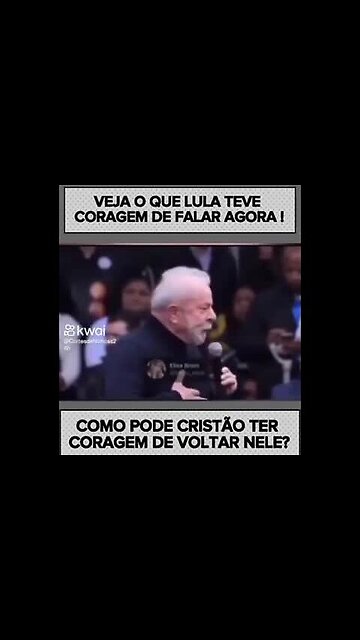 Lula diz que não precisa de religião, padres ou pastores!
