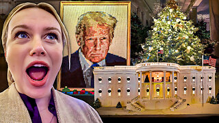 Behind the Scenes at White House Christmas: Lego Wreaths and 6,000-Piece Puzzle Trump