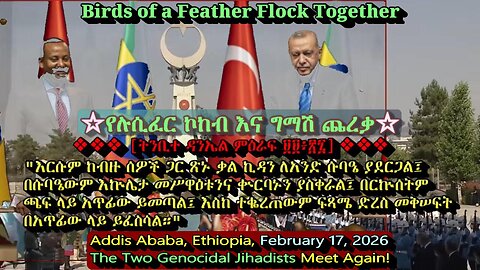G. Lent Alert No. 3: Antichrist Turkish Leader in Ethiopia | The Spirit of Death & Slavery Looming