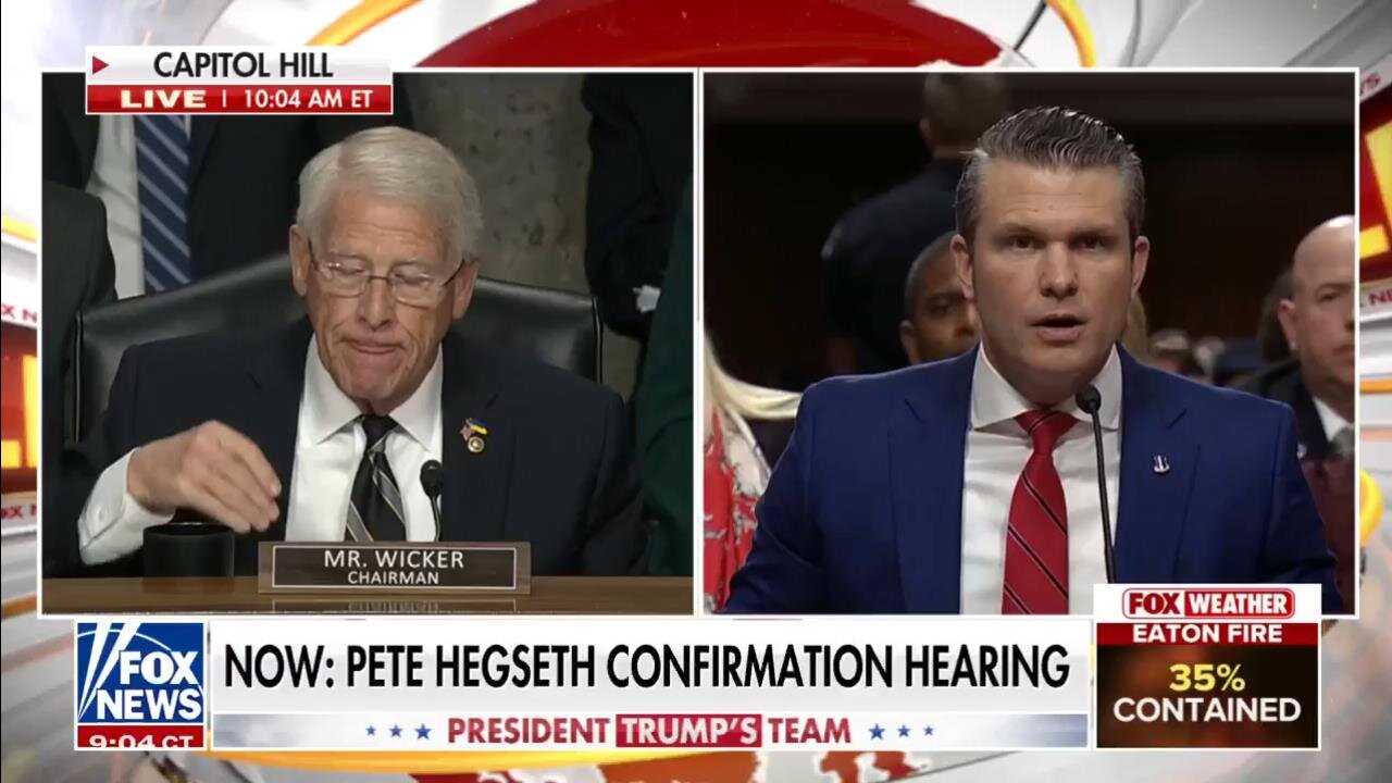 Pete Hegseth delivers opening statement at Senate confirmation hearing