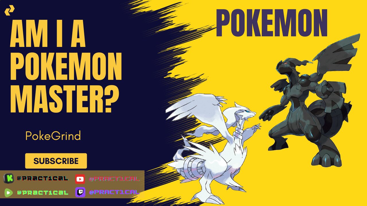 Can I become a Pokemon Master!? - Pokemon Black Gameplay Stream