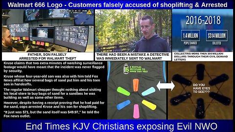 Walmart 666 Logo - Customers falsely accused of shoplifting & Arrested