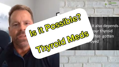 Is it possible to reduce or eliminate thyroid medication?