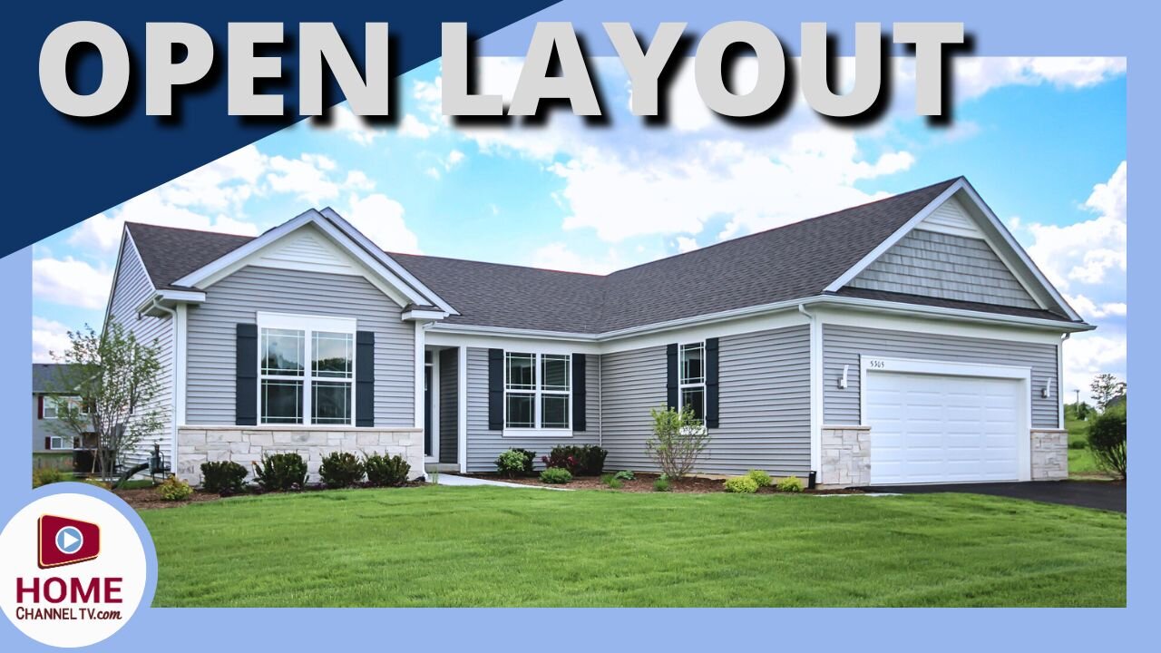 Home Tour Vlog 188: Open Concept Ranch House Design