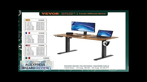 VEVOR Electric Standing Desk Height Adjustable Standing Desk W/ Dual Protecting System Review