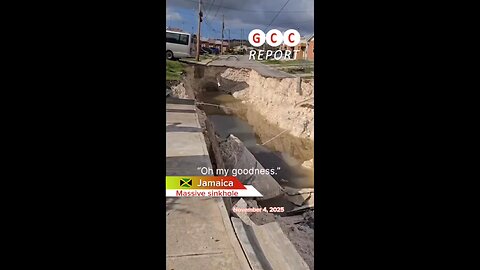 #Jamaica #HurricaneMelissa #Sinkhole #ExtremeWeather #climate #anomaly #climatecrisis #weather