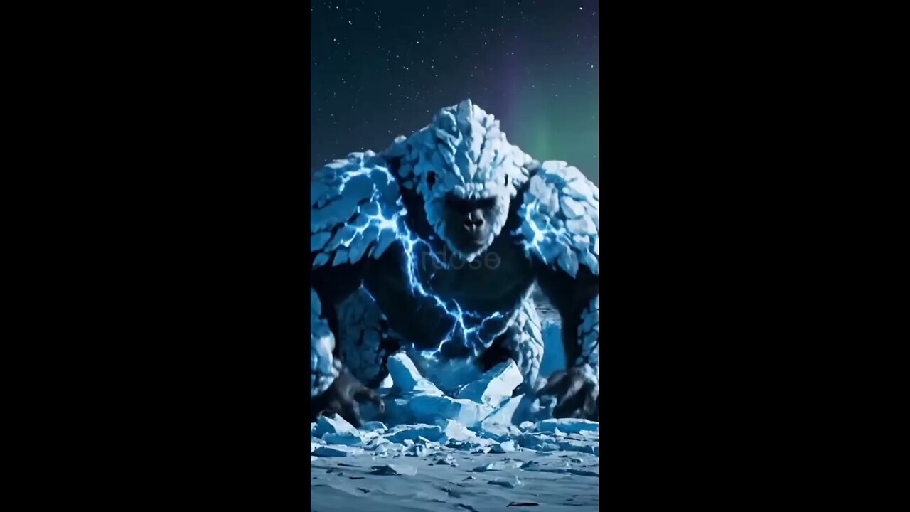 “Frozen Gorilla Awakens! 🦍❄️ Ice Monster vs Army in Epic Battle”