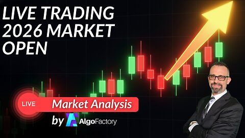 New Year's Market Open. Live Trading 1/6/2026