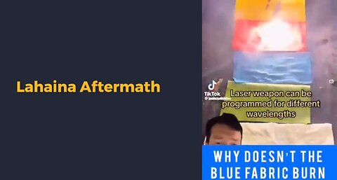 🔵 The Color Blue & Directed Energy Weapons! (Blue Plastic Trash Cans were untouched by California fires!)