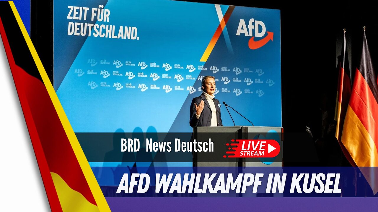 LIVE AfD Wahlkampf in Kusel - Alles für Weidel.