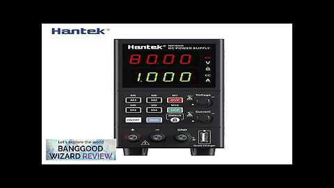 Hantek HDP180V8S DC Power Supply with Four-Digit Display USB Quick Charging Function Review