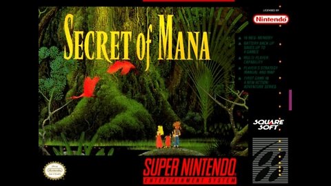 SECRET OF MANA SNES - 9YR OLD LINK PLAYS -