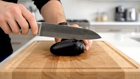 Cutting a Game Controller… It’s Cake with Neon Mango‑Passionfruit “RGB” Lava (Satisfying ASMR)