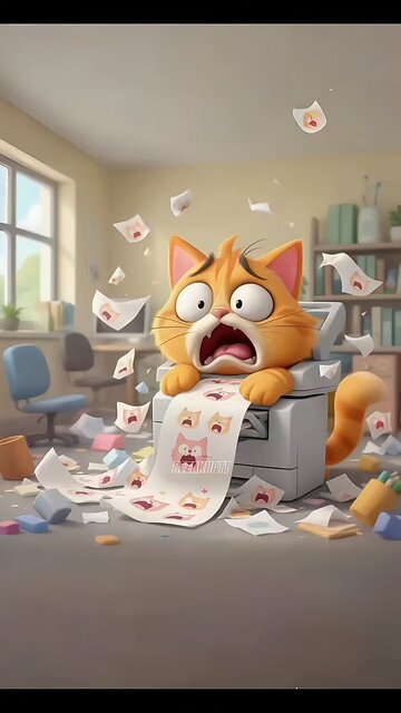 When your copy machine has a meltdown