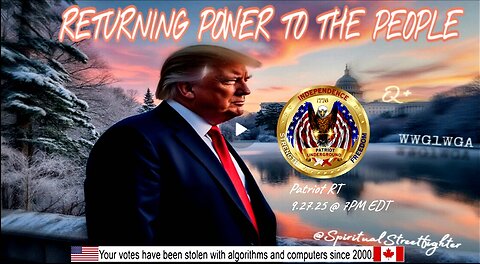 Patriot Underground - Patriot RT (9.27.25 @ 7PM EDT)