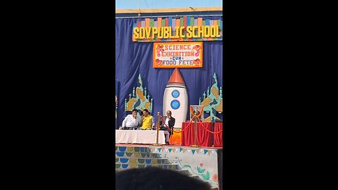 My Daughter Participate As Captain In Science Exhibition Cum Food Fest SDV Public School 2025