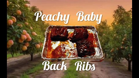 Peachy Baby Back Ribs | Best Crockpot Ribs