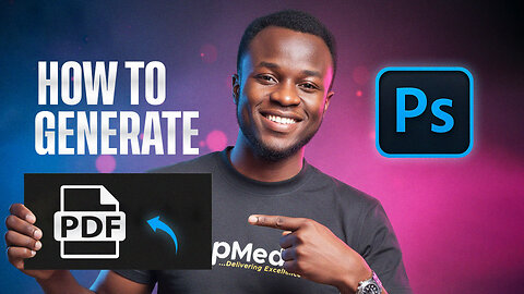 How to Generate & Password-Protect PDFs in #adobe #photoshop | Full Step-by-Step #tutorial