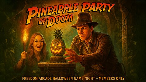 🎮 Pineapple Panic! Halloween Game Night 🍍 (Members Only)