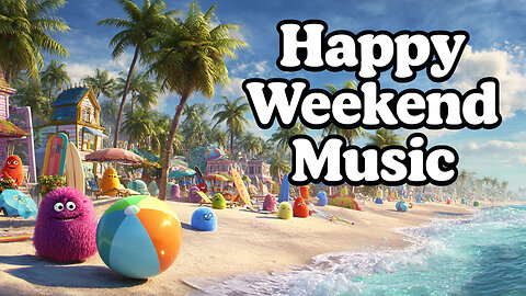 Happy Weekend Music 🌴 Colorful Beach Vibes & Joyful Escape