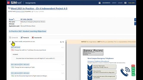 Word 2021 In Practice - Ch 4 Independent Project 4-5 | Siment | Mcgraw Hill