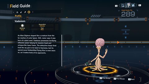 vademon all digivolution/de-digivolution/profile Digimon Story Time Stranger