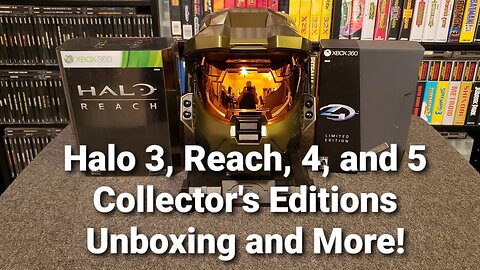 Halo Series Legendary and Limited Edition Sets Review and Unboxing.