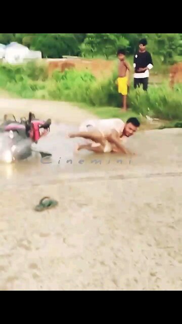 live indiana road accident in bike