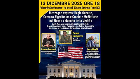 Osteria Grande BO 13.12.2025 - Discussione e domande del pubblico