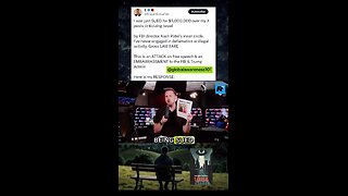 Elijah Schaffer is being sued by FBI Director Kash Patel's girlfriend for Israel posts.