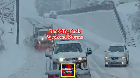 Back-to-back weekend storms wallop the country