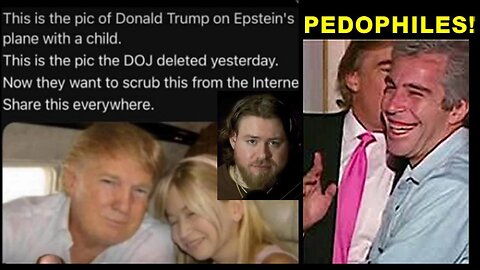 Pedophile Trumps Friend The Pedophile Epstein Files Too 'Disturbing' For MSM!
