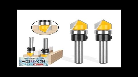 6MM 6.35mm 1/4 Inch Shank 90 Degree V Shape Router Bit 1/2 Review